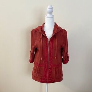 Marc By Marc Jacobs Rust Utility Sweatshirt